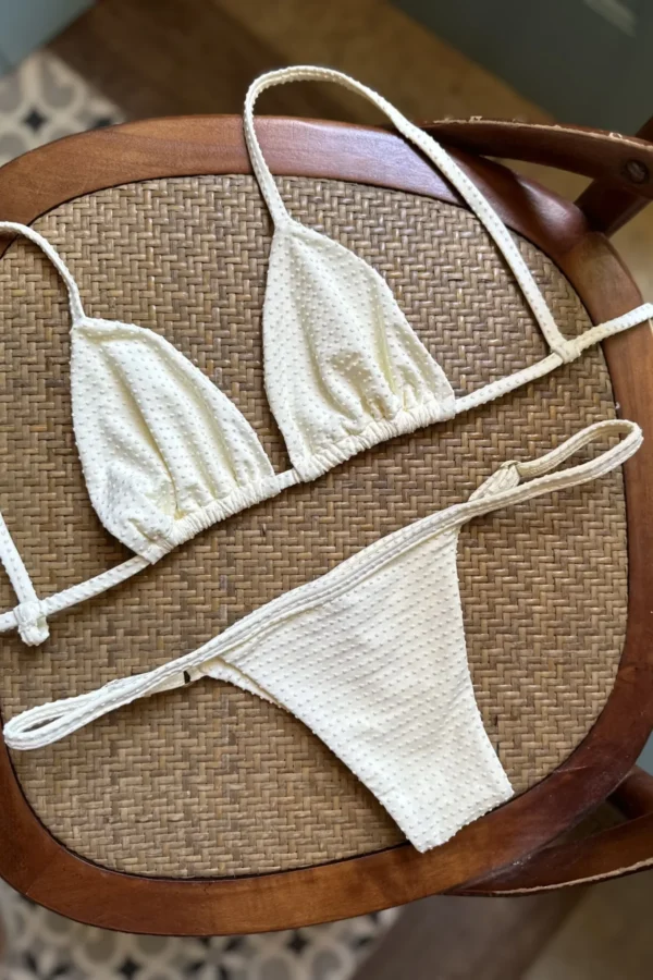 CALCINHA MAYSA DOTS OFF WHITE