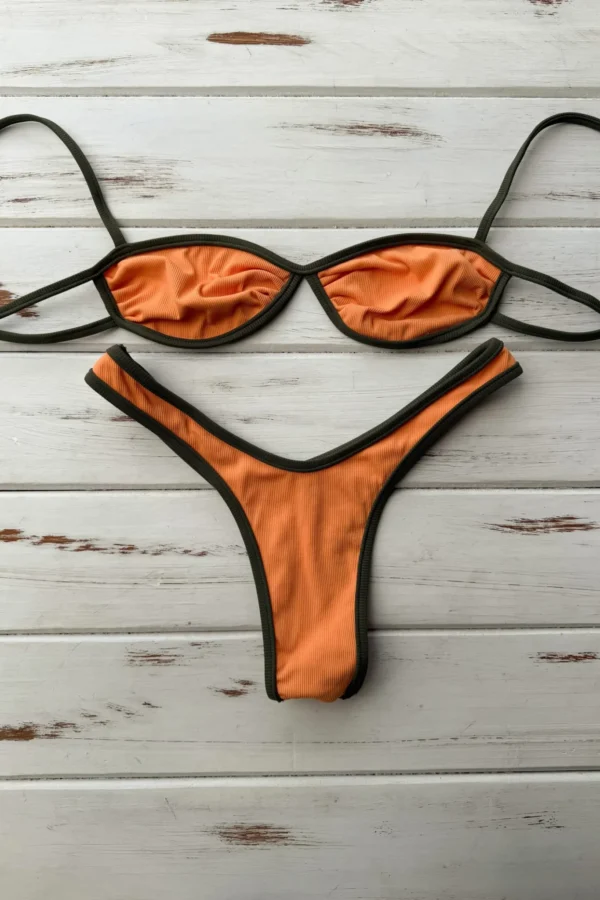 SUTIÃ CAMILA CANELADO LARANJA