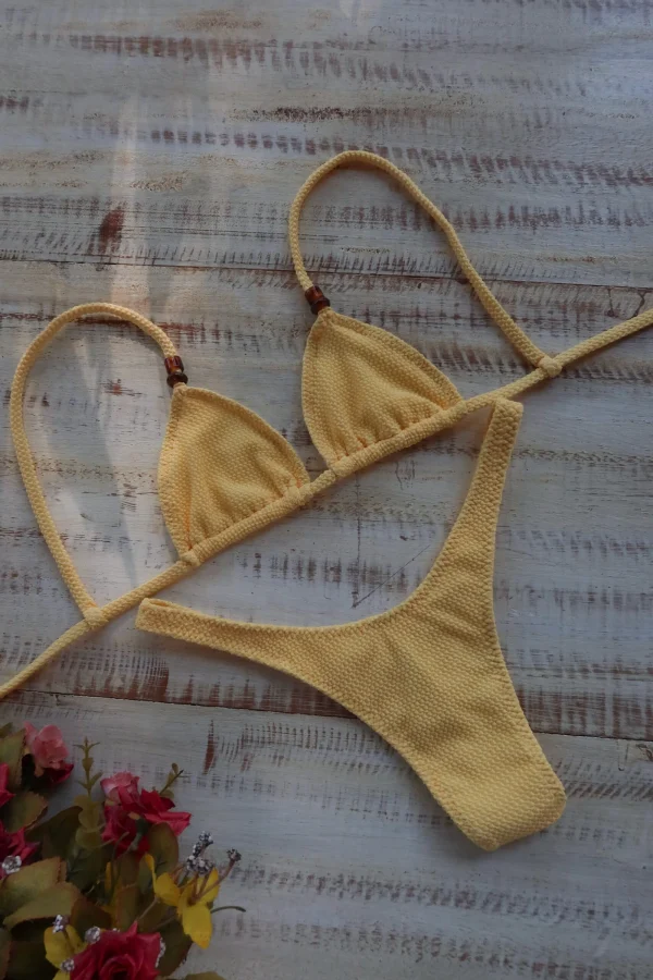 CALCINHA SUN CARMEL AMARELO SOLARIUM