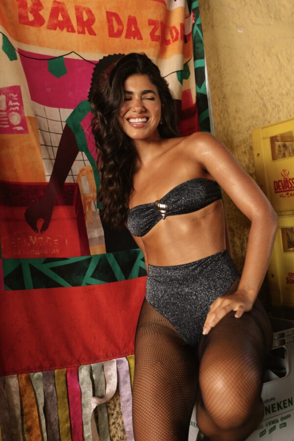 TOP CONCHA GINGA LUREX